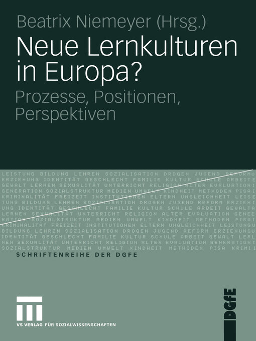 Title details for Neue Lernkulturen in Europa? by Beatrix Niemeyer - Available